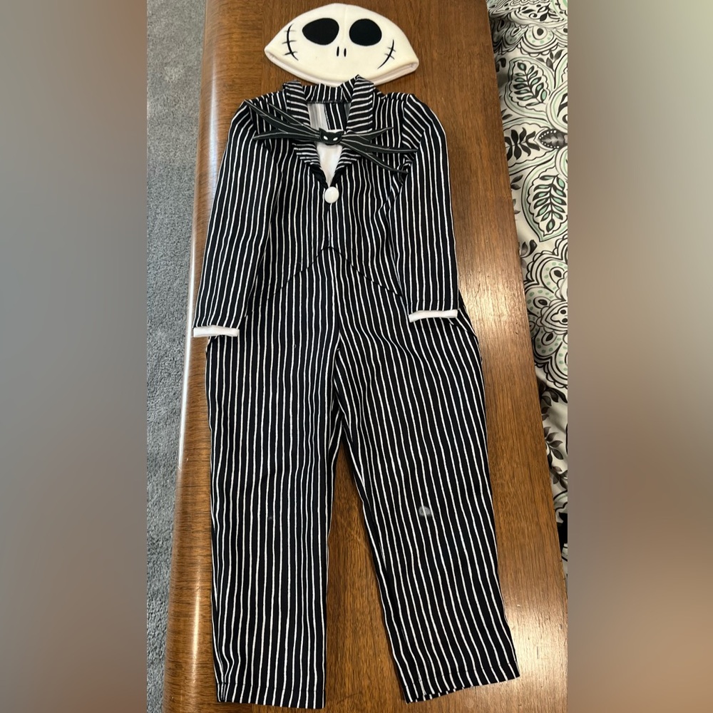 Toddler Jack Skellington Nightmare Before Christmas Halloween Costume - 3-4T